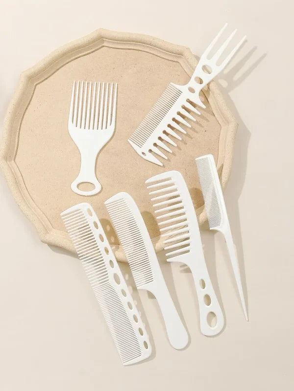 Aimeisi 6 Pcs Hair Comb Set – Durable Styling Combs for Medium & Long Hair